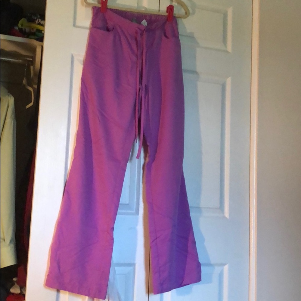 EUC purple scrub pants
